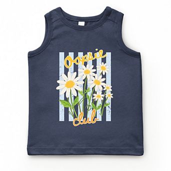 Oopsie Daisy Club Stripes - Youth Tank Top