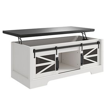 Lift Top Coffee Table, Coffee Table with Storage Shelf/Hidden Compartment, Lift Tabletop