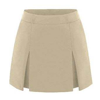 Women's High Waist Pleated A-Line Mini Skirt Preppy Style Casual Daily Campus Short Skirt