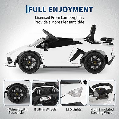 Licensed 12V Lamborghini Electric Ride-On Car for Kids