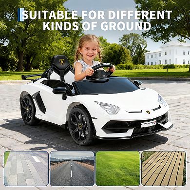 Licensed 12V Lamborghini Electric Ride-On Car for Kids