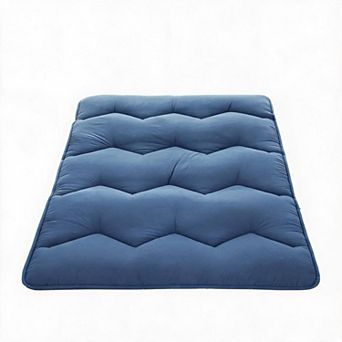 Japanese Futon Floor Mattress, Collapsible Tatami Mat, Portable Roll Up Sleeping Pad for Dorms