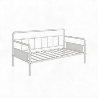 Heavy Duty Metal Twin Daybed Frame, Sofa Bed, Steel Slats Support, No Box Spring Needed for Bedroom