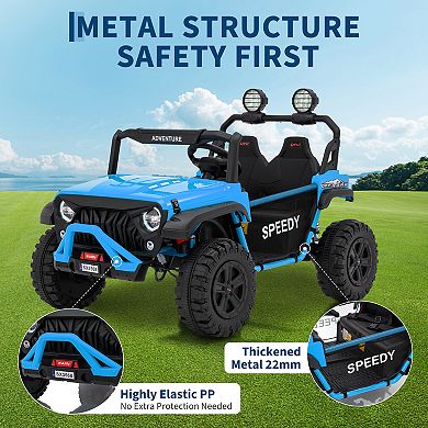 24V 2-Seater Kids Electric Ride On Truck