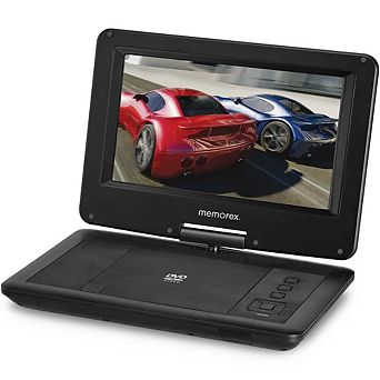 Memorex MX-PDV10 10.1” Portable DVD Player with Swivel Screen
