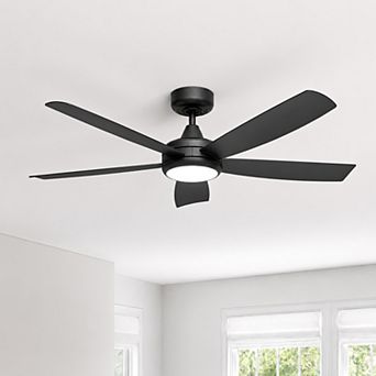 52 Inch Ceiling Fan with Light Smart Control for Bedroom Living Room by GRANDJOY