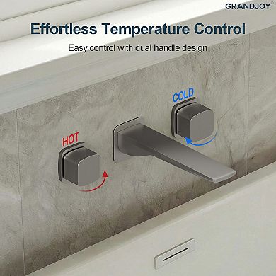Drift 7.6 in. Spout Reach Wall Mount Roman Tub Faucet