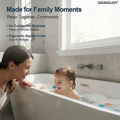 Drift 7.6 in. Spout Reach Wall Mount Roman Tub Faucet