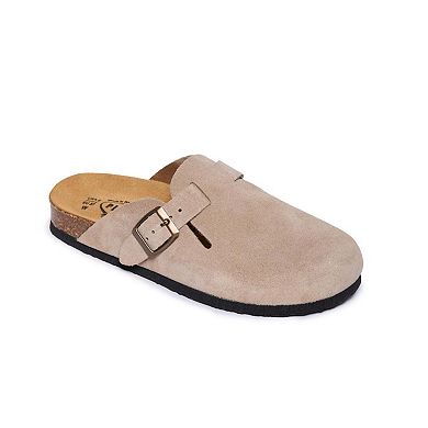 Plakton Women's Clog in Full Grain Suede Blogg