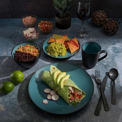 Sturdy Reactive Glazed Crockery Set