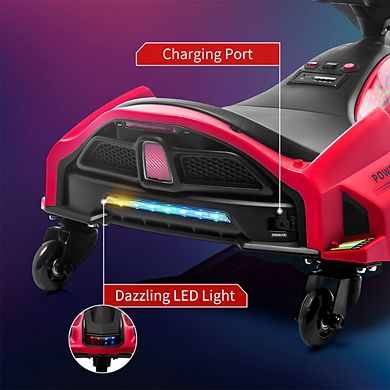 Kids Go-Kart, 24V Drift Kart with 180W Brushless Motors