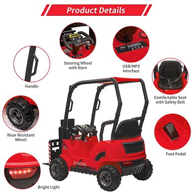 12V Kids Ride On Forklift Car with Remote Control
