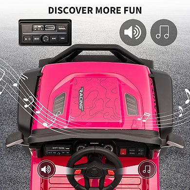 12V Kids Electric Ride-On Truck Car