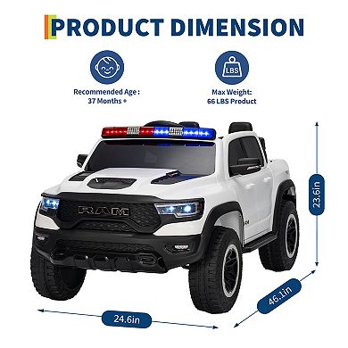 12V Electric Pickup Truck Ride On Car for Kids