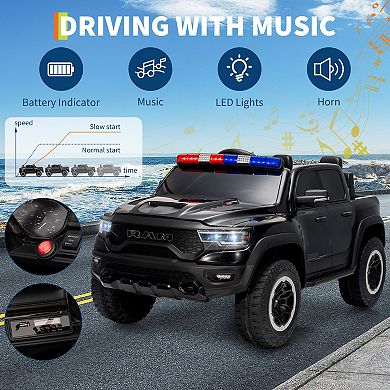 12V Electric Pickup Truck Ride On Car for Kids
