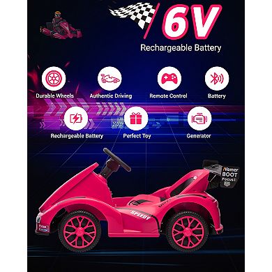 Dual Motor Electric Go Kart for Kids