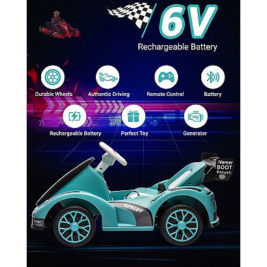 Dual Motor Electric Go Kart for Kids