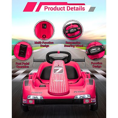 Dual Motor Electric Go Kart for Kids