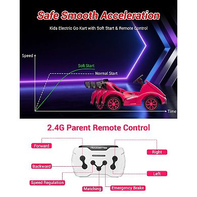 Dual Motor Electric Go Kart for Kids