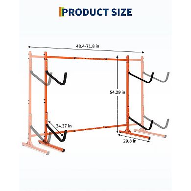 Kayak Stand Freestanding Storage Rack for Kayak Canoe Boat Paddle Board SUP Surfboard SUP Board