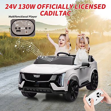 24V 2-Seater Licensed luxury SUV Electric Ride-On Truck for Kids