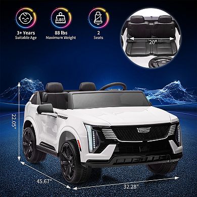 24V 2-Seater Licensed luxury SUV Electric Ride-On Truck for Kids