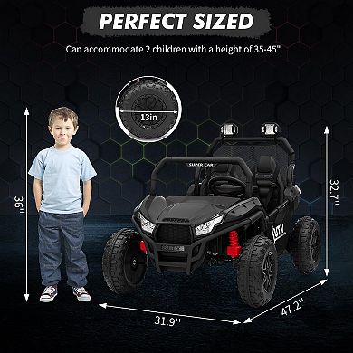 24V 2 Seater UTV Ride On Toys for Kids