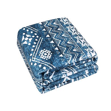 Ultra-Thin Washable North African Area Rug, Boho Geometric Carpet - Super Soft, Non-Slip TPE Backing