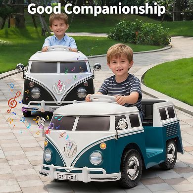 Volkswagen Licensed Electric Ride-On Bus for Kids