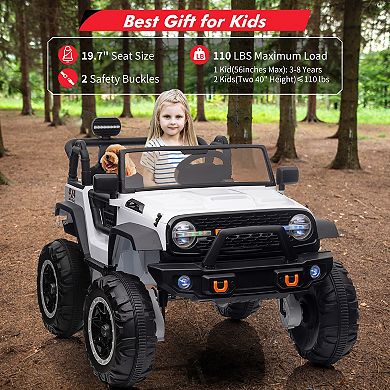 24V 2-Seater Kids Electric Ride-On Truck