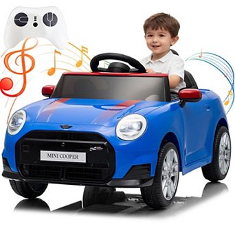 Official Licensed 12V Luxury Automobile Mini Cooper Kids Electric Ride-On Car