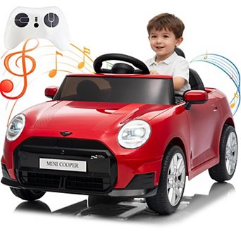 Official Licensed 12V Luxury Automobile Mini Cooper Kids Electric Ride-On Car