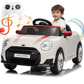 Official Licensed 12V Luxury Automobile Mini Cooper Kids Electric Ride-On Car