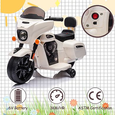 6V Licensed Kids Electric Motorcycle Ride-On Toy