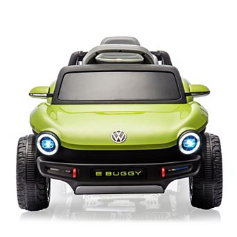 Toddler Electric Ride On Vehicle Licensed VW Beetle with LED Light Music Player for Outdoor Play