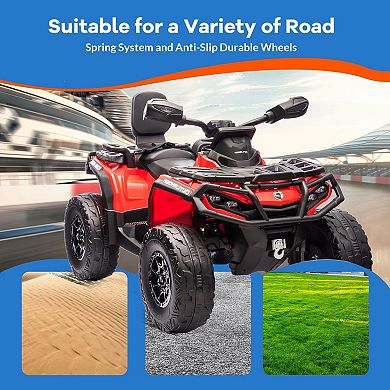 12V 2-Seater Kids Electric ATV Ride-On Car