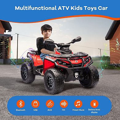 12V 2-Seater Kids Electric ATV Ride-On Car