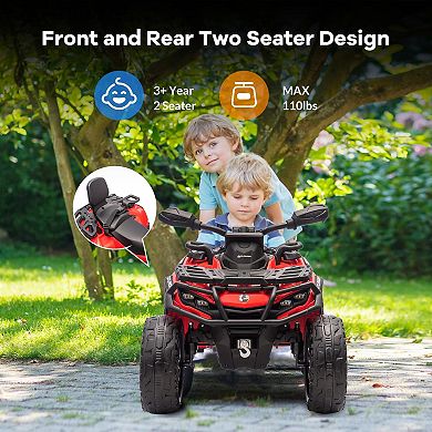 12V 2-Seater Kids Electric ATV Ride-On Car