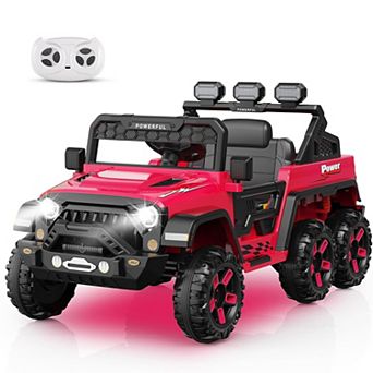 24V 4WD 6-Wheel Kids Ride-On Electric Car