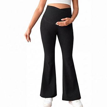 Women Maternity Leggings Over The Belly Yoga Pants