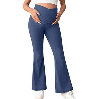 Women Maternity Leggings Over The Belly Yoga Pants