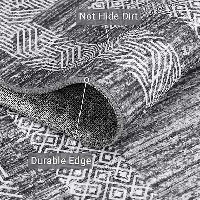 lxt-Washable Area Rugs Modern Rugs for Living Room StudyRoom