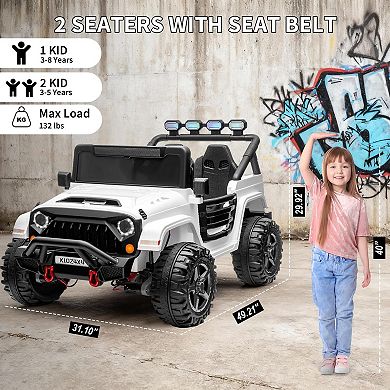 24V 2-Seater Electric Ride On Car for Kids