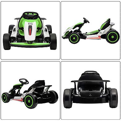 24V Kids Electric Go Kart 2x200W Powerful Motors