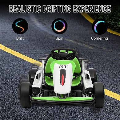 24V Kids Electric Go Kart 2x200W Powerful Motors