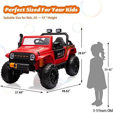 24V 2-Seater Kids Electric Ride-On Truck