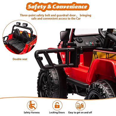 24V 2-Seater Kids Electric Ride-On Truck