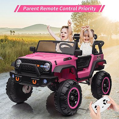 24V 2-Seater Electric Ride-On Truck for Kids