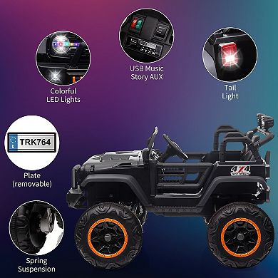 24V 2-Seater Electric Ride-On Car for Kids
