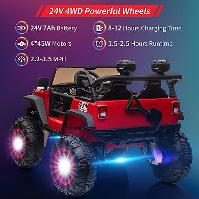 24V 2-Seater Kids Ride-On Truck